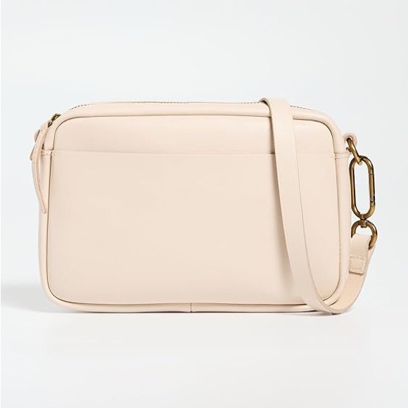 Madewell Mini Carabiner Leather Crossbody Bag, Harvest Moon, Cream, White - Picture 7 of 11